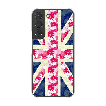 Galaxy S22 SCG13 au 高画質仕上げ 背面印刷 ハードケース ユニオンジャック