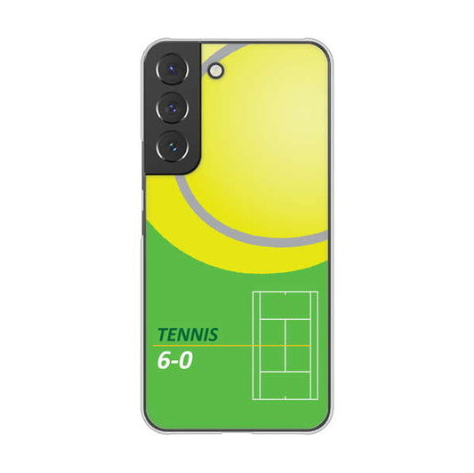 Galaxy S22 SCG13 au 高画質仕上げ 背面印刷 ハードケース 【IB920 TENNIS】