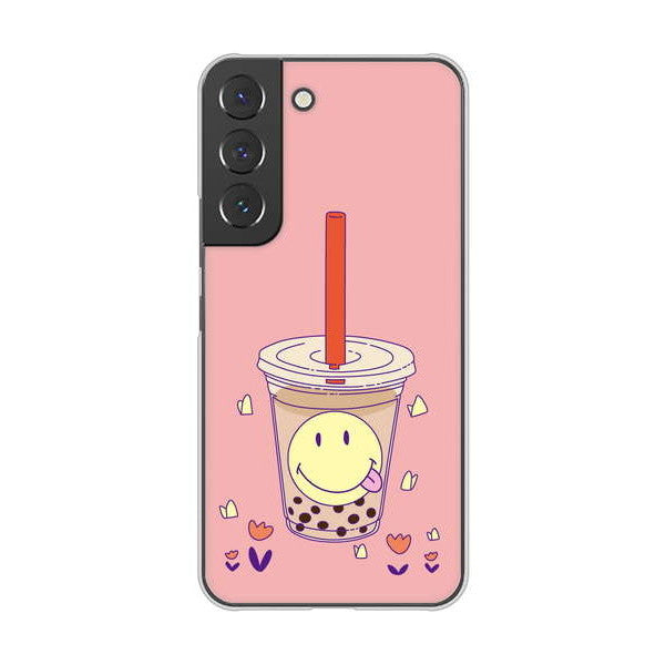 Galaxy S22 SCG13 au 高画質仕上げ 背面印刷 ハードケース スイーツイラスト