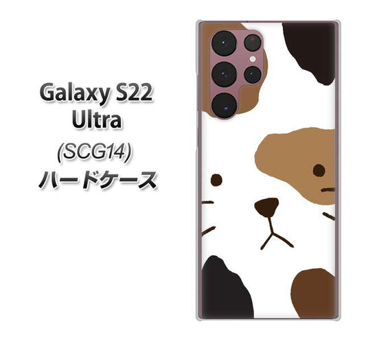 Galaxy S22 Ultra SCG14 au 高画質仕上げ 背面印刷 ハードケース【IA801 みけ】