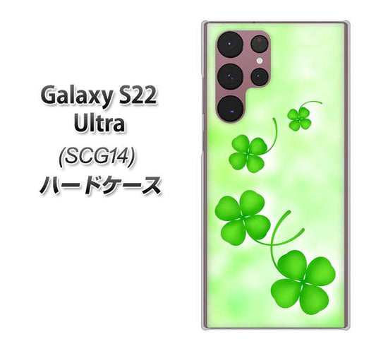 Galaxy S22 Ultra SCG14 au 高画質仕上げ 背面印刷 ハードケース【VA819 まいおりる幸運】