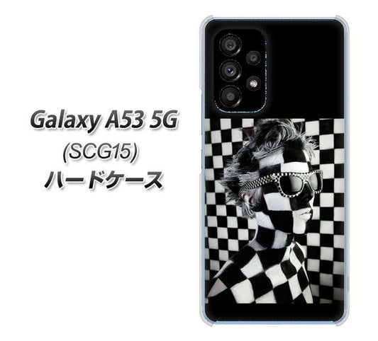 Galaxy A53 5G SCG15 au 高画質仕上げ 背面印刷 ハードケース【357 bk&wh】
