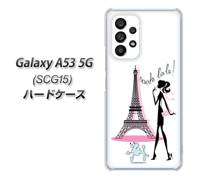 Galaxy A53 5G SCG15 au 高画質仕上げ 背面印刷 ハードケース【377 エレガント】