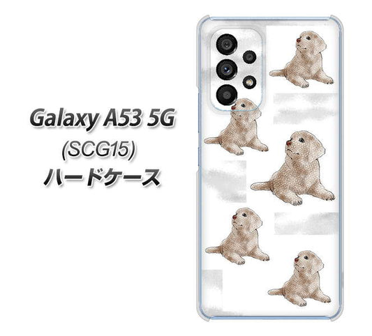 Galaxy A53 5G SCG15 au 高画質仕上げ 背面印刷 ハードケース【YD823 ラブラドールレトリバー04】