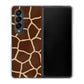 Galaxy Z Fold4 SCG16 au 高画質仕上げ 背面印刷 ハードケース【209 キリンの背中】