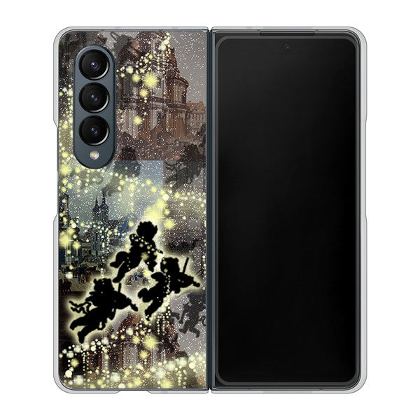Galaxy Z Fold4 SCG16 au 高画質仕上げ 背面印刷 ハードケース【253 天使の音楽隊】