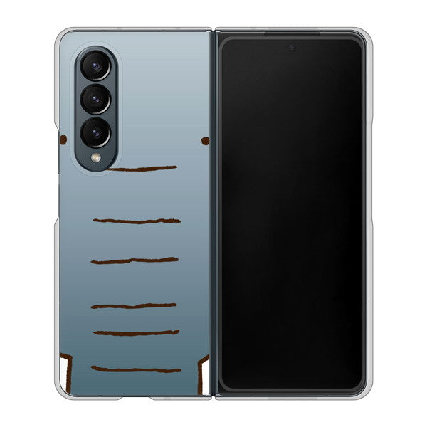 Galaxy Z Fold4 SCG16 au 高画質仕上げ 背面印刷 ハードケース【345 ぞう】