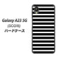 Galaxy A23 5G SCG18 au 高画質仕上げ 背面印刷 ハードケース【330 サイドボーダーブラック】
