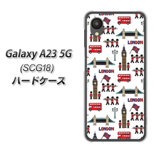 Galaxy A23 5G SCG18 au 高画質仕上げ 背面印刷 ハードケース【EK811 ロンドンの街】