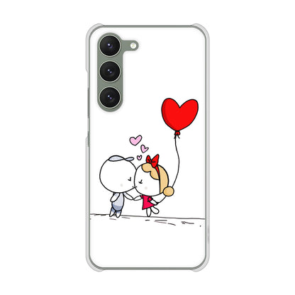 Galaxy S23 SCG19 au 高画質仕上げ 背面印刷 ハードケース カップル