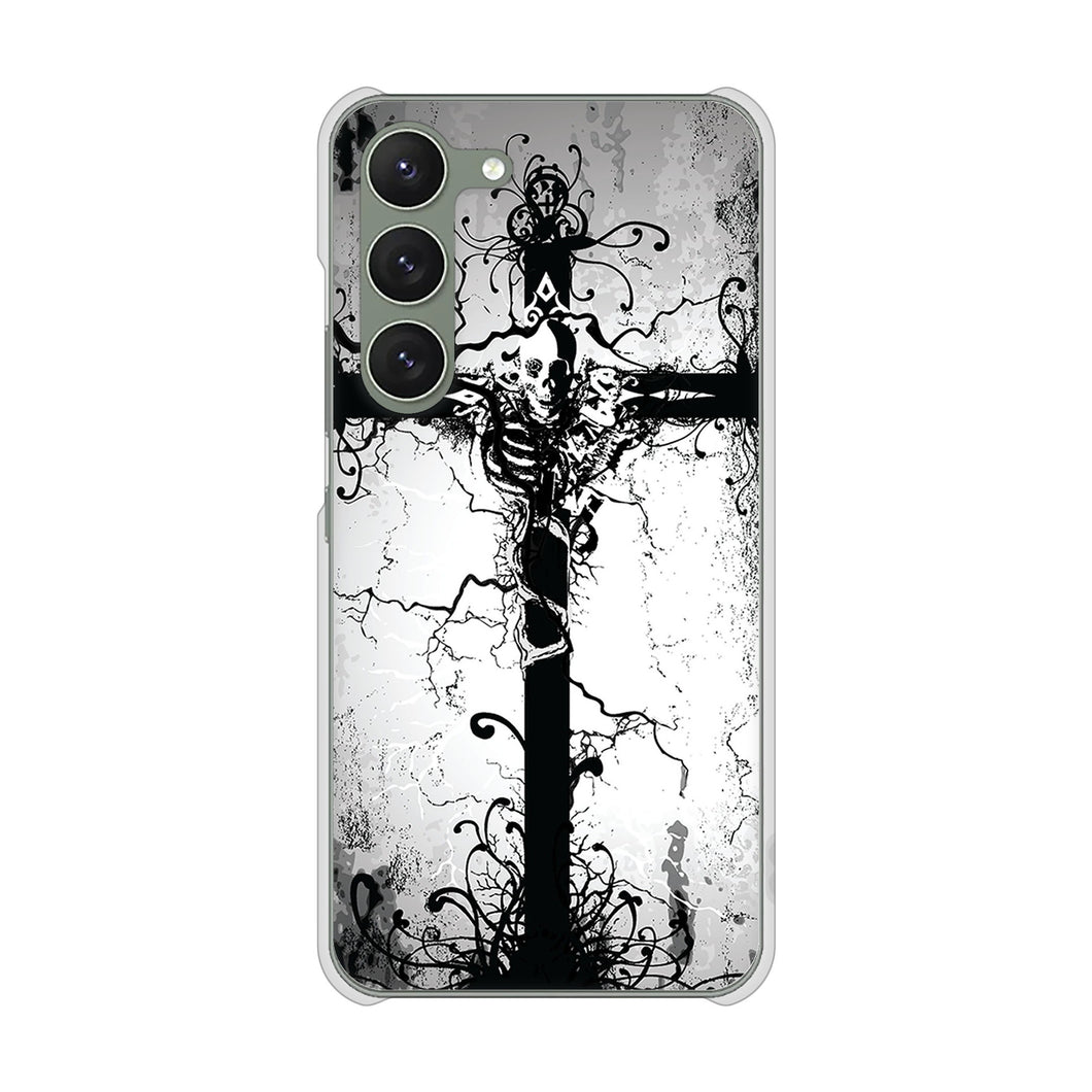 Galaxy S23 SCG19 au 高画質仕上げ 背面印刷 ハードケース 【432 張付の骸】