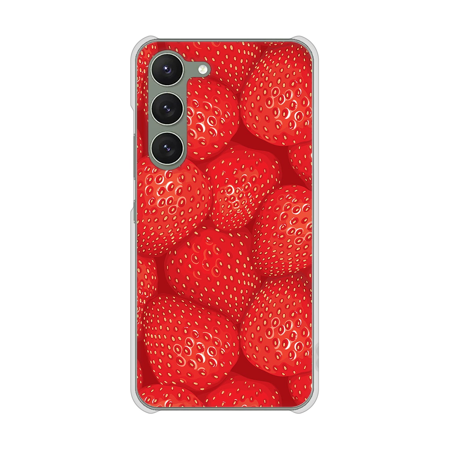 Galaxy S23 SCG19 au 高画質仕上げ 背面印刷 ハードケース スイーツ