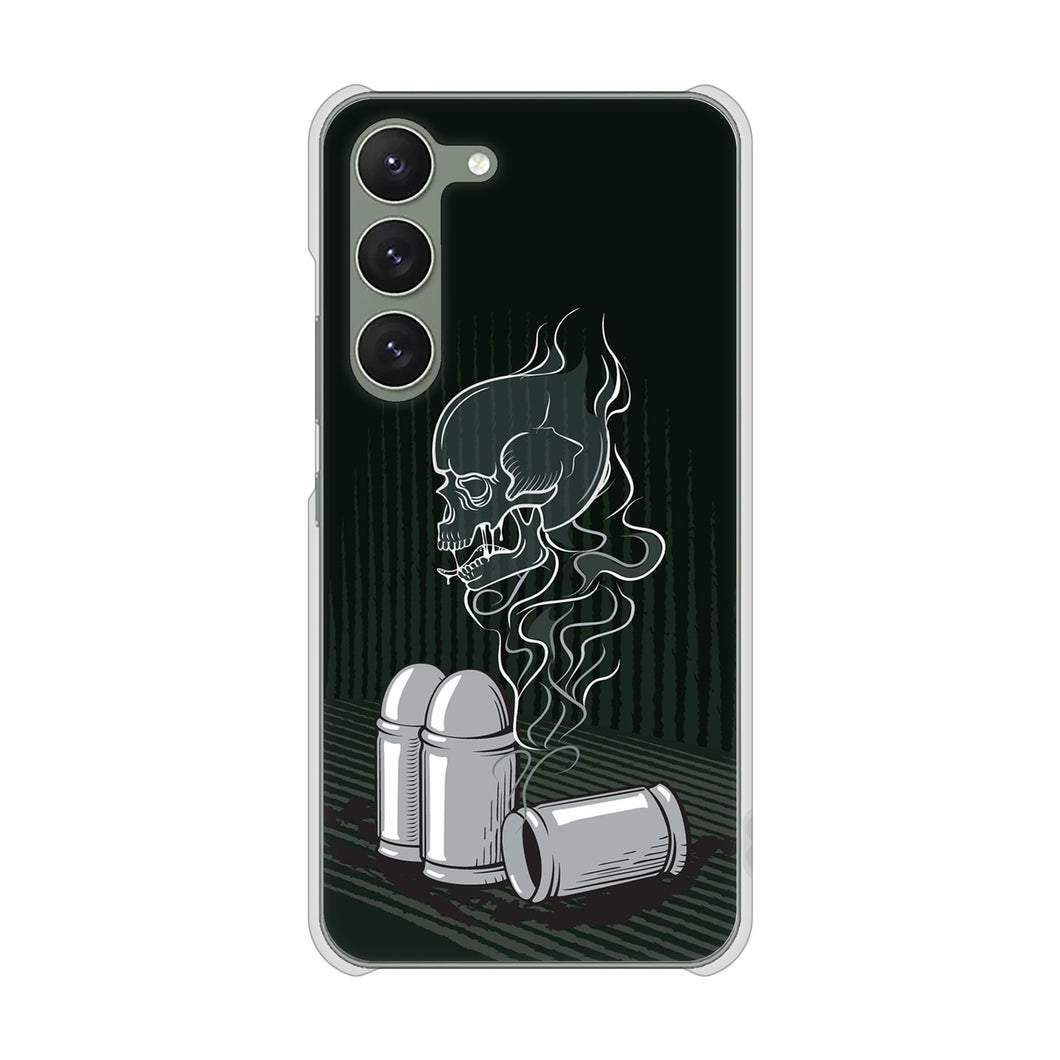 Galaxy S23 SCG19 au 高画質仕上げ 背面印刷 ハードケース 【481 弾丸】