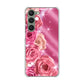 Galaxy S23 SCG19 au 高画質仕上げ 背面印刷 ハードケース 【1182 ピンクの薔薇に誘われて】