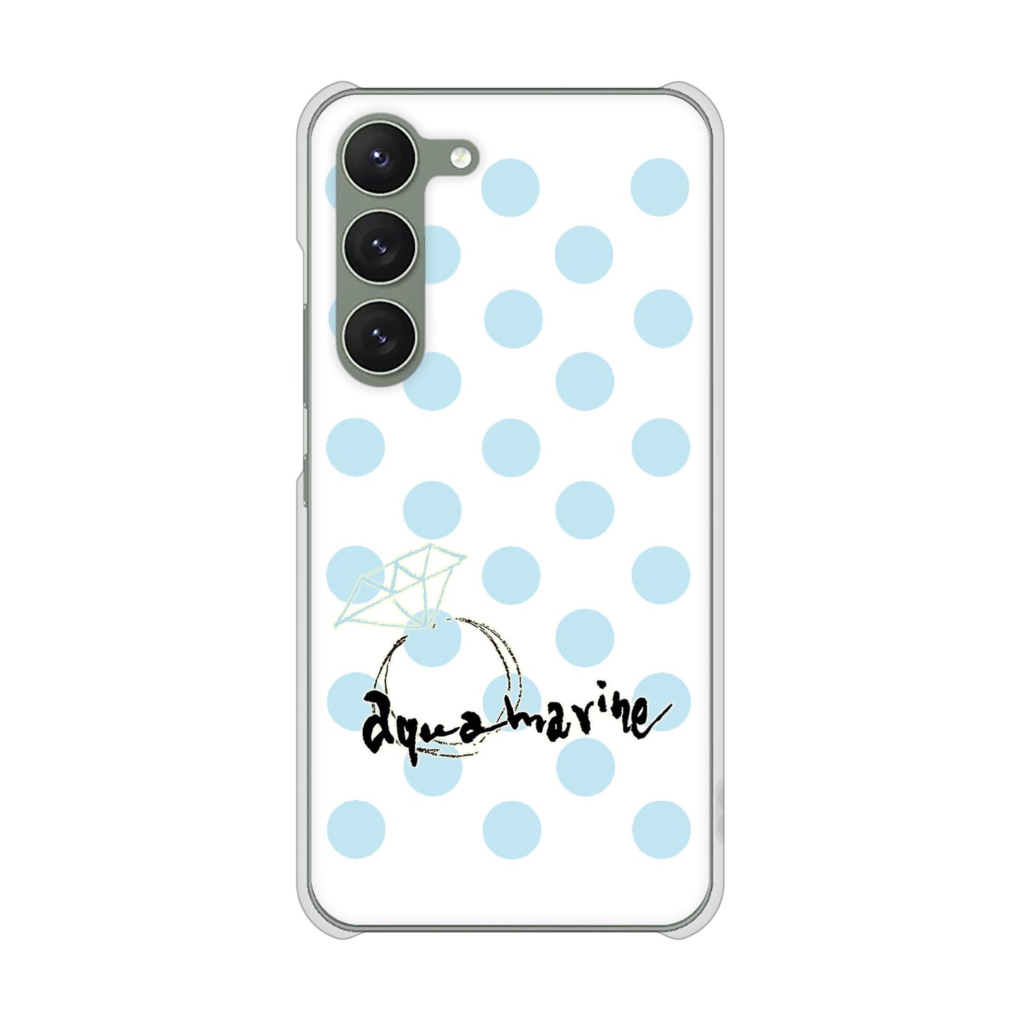 Galaxy S23 SCG19 au 高画質仕上げ 背面印刷 ハードケース 大野詠舟 誕生石
