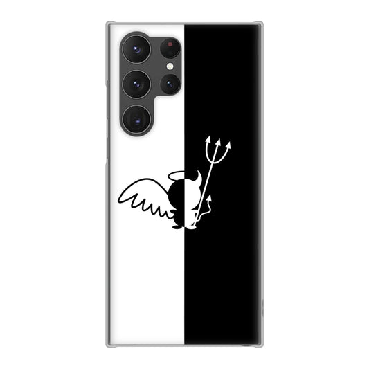 Galaxy S23 Ultra SCG20 au 高画質仕上げ 背面印刷 ハードケース 【027 ハーフデビット】