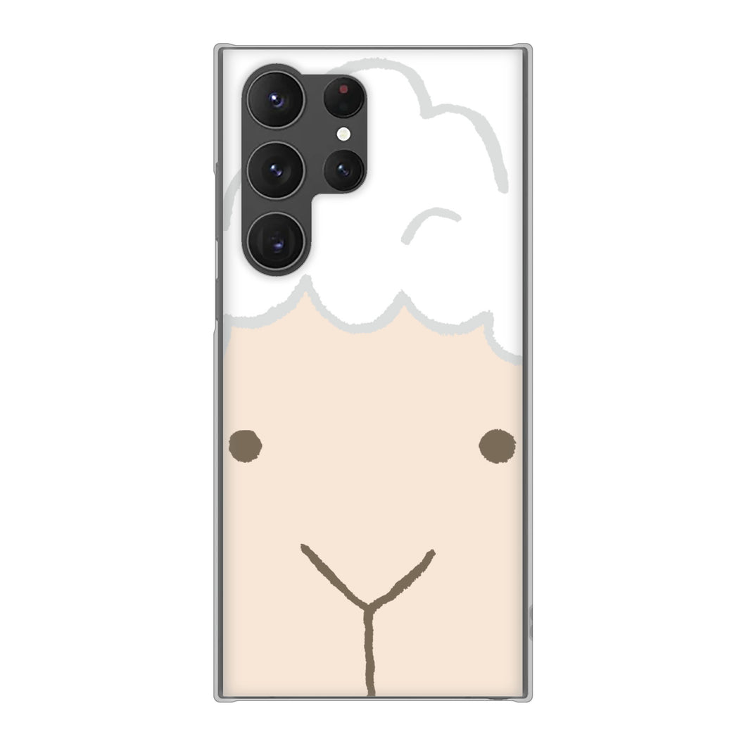 Galaxy S23 Ultra SCG20 au 高画質仕上げ 背面印刷 ハードケース ドアップアニマル
