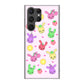 Galaxy S23 Ultra SCG20 au 高画質仕上げ 背面印刷 ハードケース むかいあぐる フルーツうさぎのブルーラビッツ
