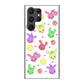 Galaxy S23 Ultra SCG20 au 高画質仕上げ 背面印刷 ハードケース むかいあぐる フルーツうさぎのブルーラビッツ