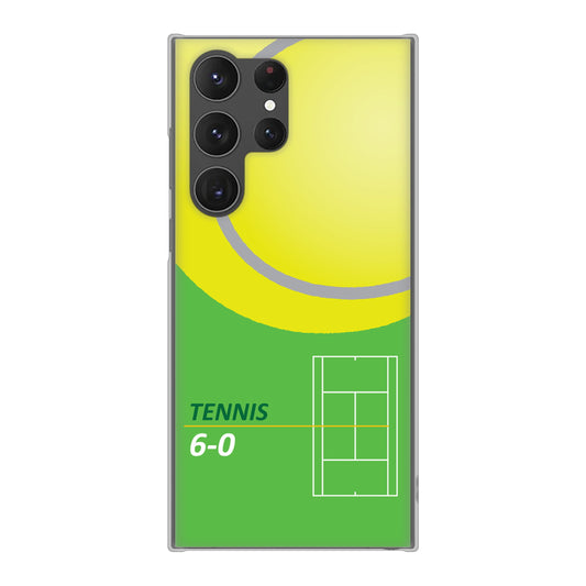 Galaxy S23 Ultra SCG20 au 高画質仕上げ 背面印刷 ハードケース 【IB920 TENNIS】