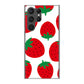 Galaxy S23 Ultra SCG20 au 高画質仕上げ 背面印刷 ハードケース 大きいイチゴ模様