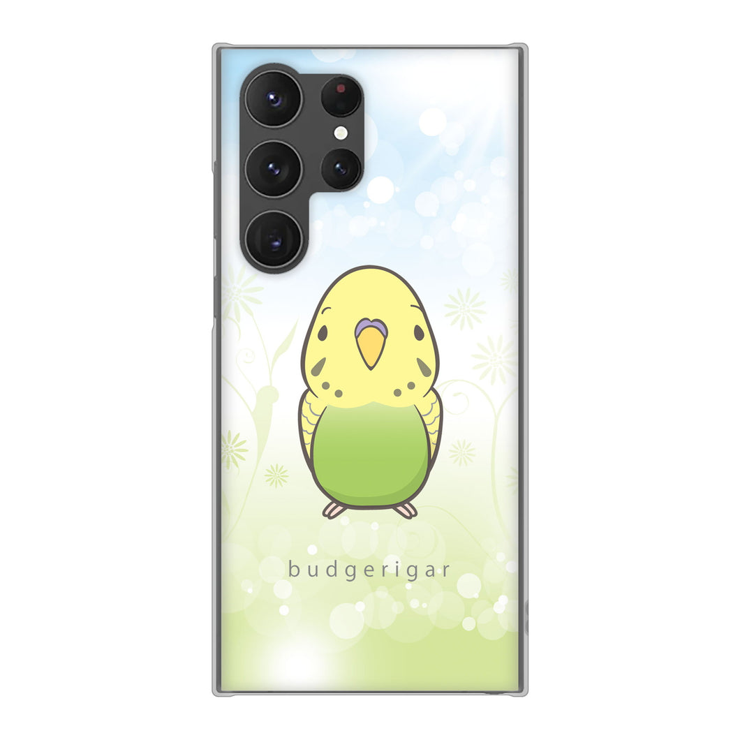 Galaxy S23 Ultra SCG20 au 高画質仕上げ 背面印刷 ハードケース セキセイインコ