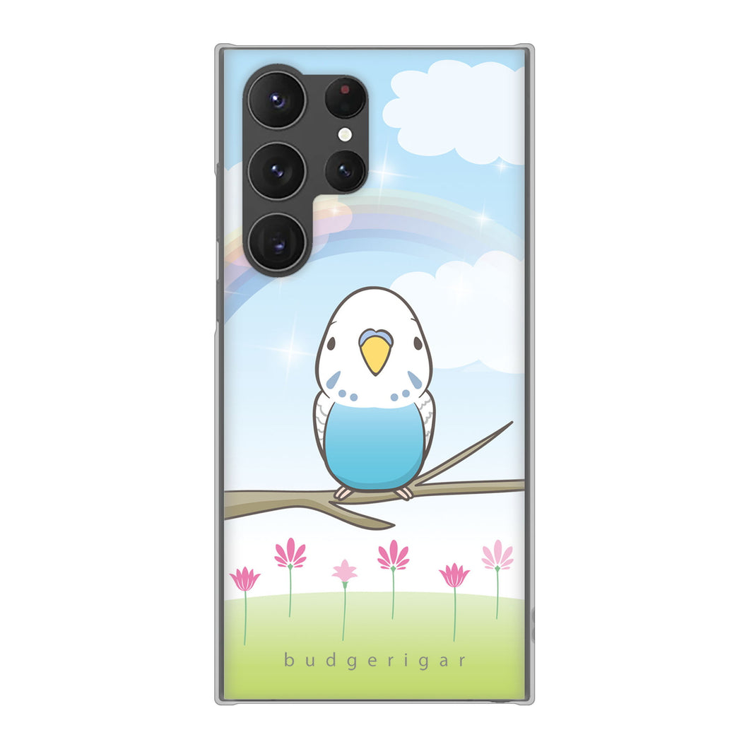 Galaxy S23 Ultra SCG20 au 高画質仕上げ 背面印刷 ハードケース セキセイインコ