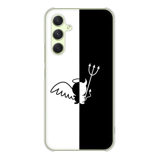 Galaxy A54 5G SCG21 au 高画質仕上げ 背面印刷 ハードケース 【027 ハーフデビット】