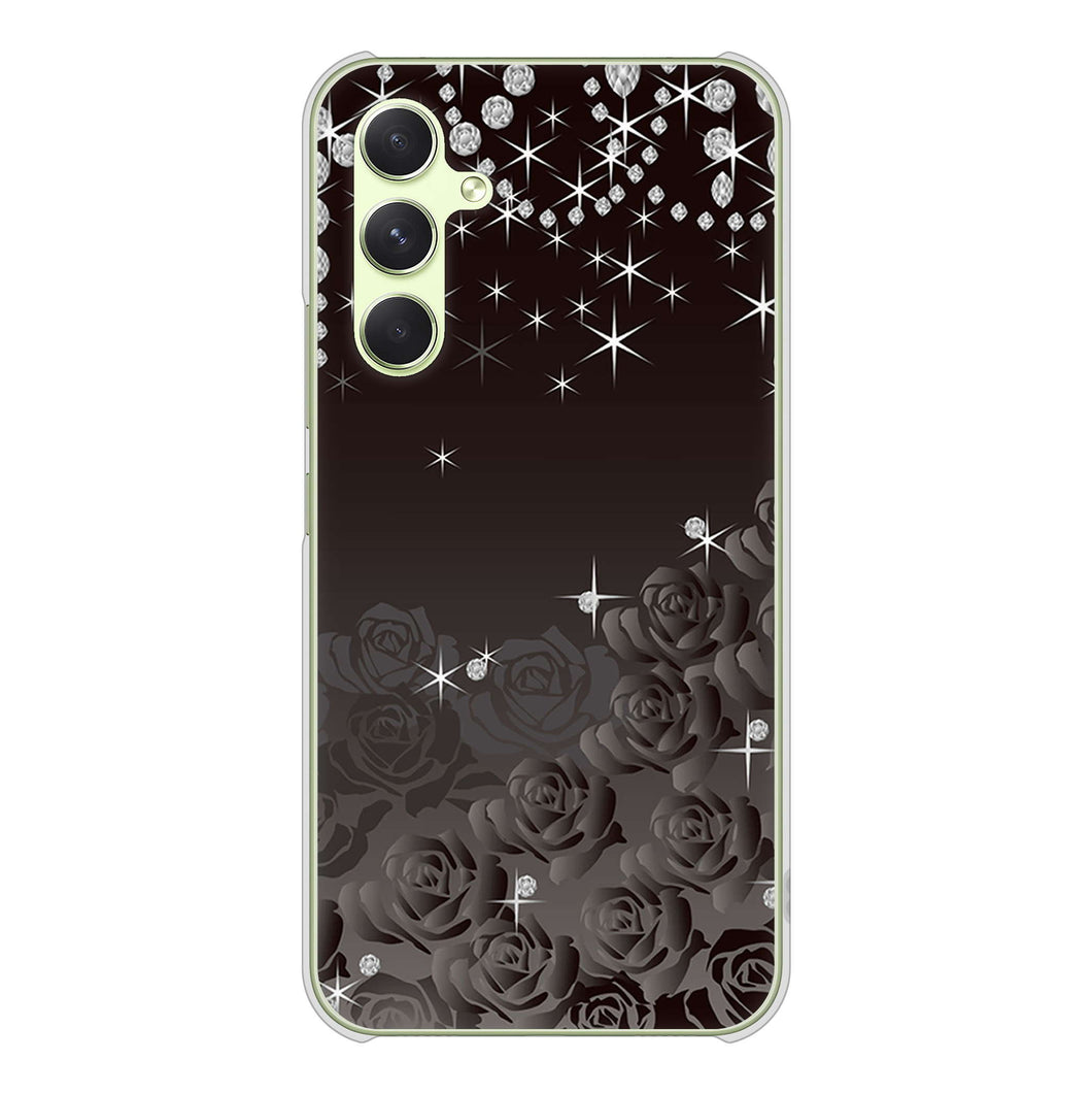 Galaxy A54 5G SCG21 au 高画質仕上げ 背面印刷 ハードケースロマンチックなバラ
