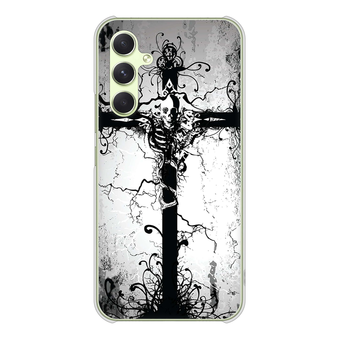 Galaxy A54 5G SCG21 au 高画質仕上げ 背面印刷 ハードケース 【432 張付の骸】