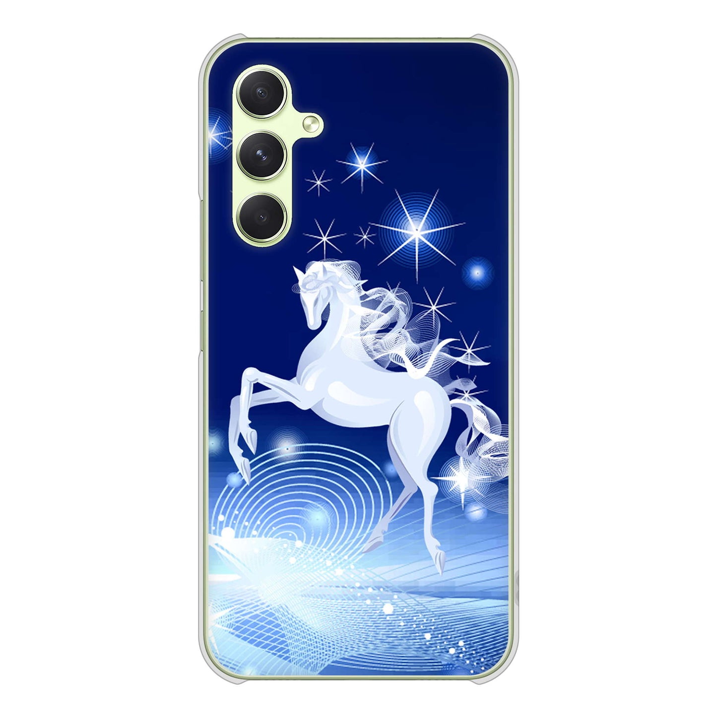 Galaxy A54 5G SCG21 au 高画質仕上げ 背面印刷 ハードケース 【436 ペガサス】