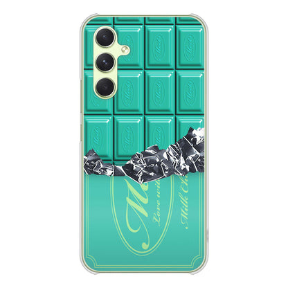 Galaxy A54 5G SCG21 au 高画質仕上げ 背面印刷 ハードケース板チョコ
