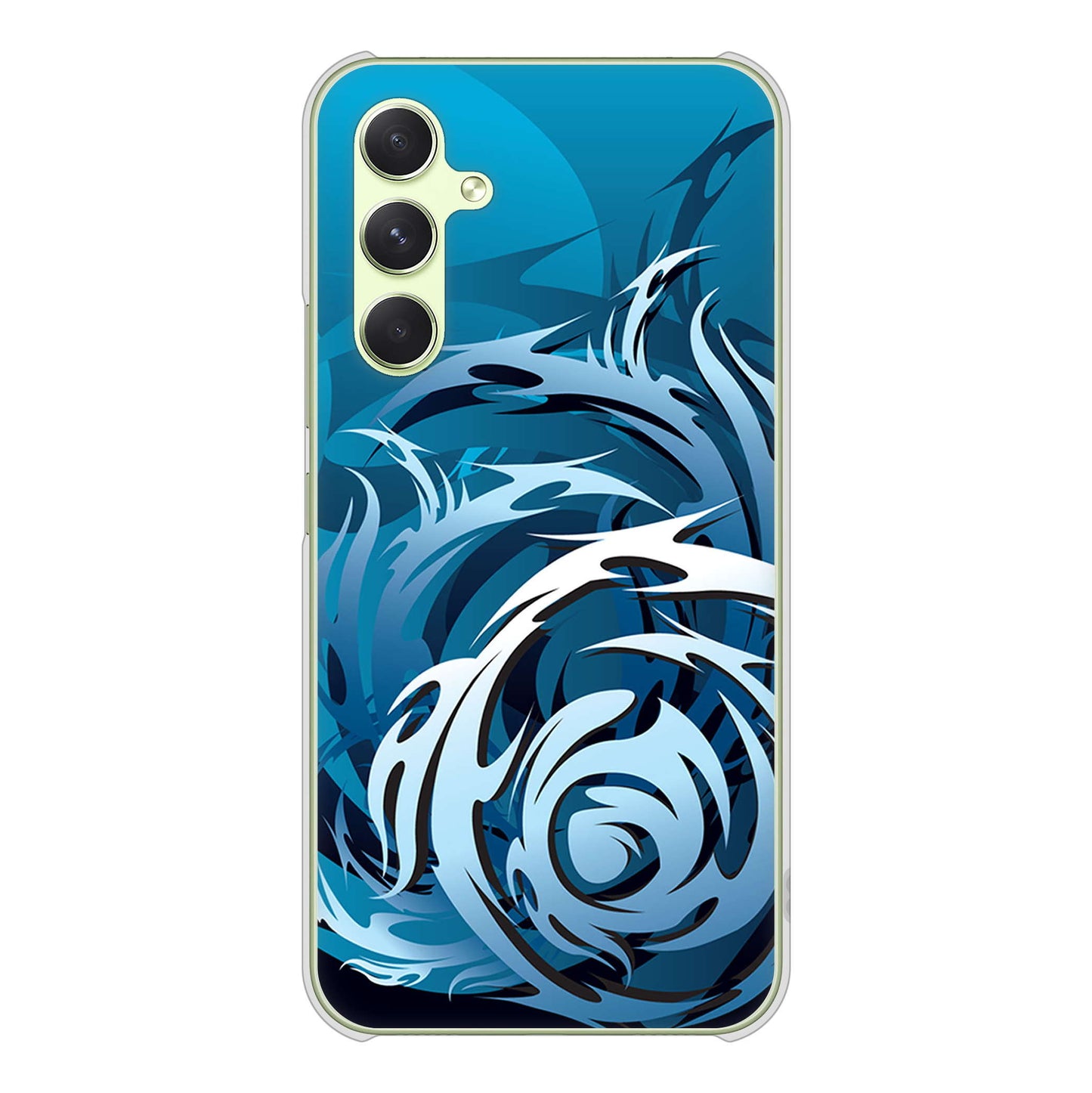 Galaxy A54 5G SCG21 au 高画質仕上げ 背面印刷 ハードケース 【731 ドラゴンサークル】