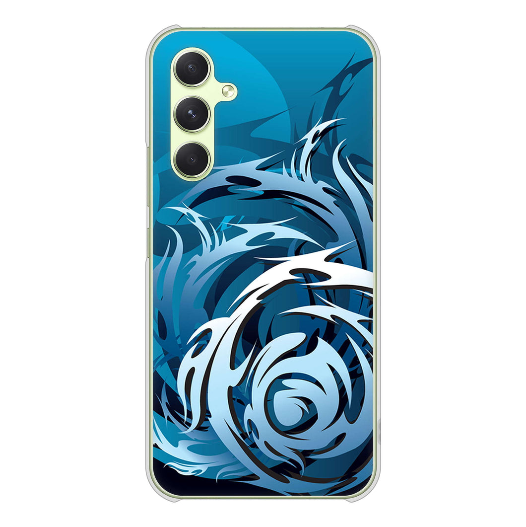 Galaxy A54 5G SCG21 au 高画質仕上げ 背面印刷 ハードケース 【731 ドラゴンサークル】
