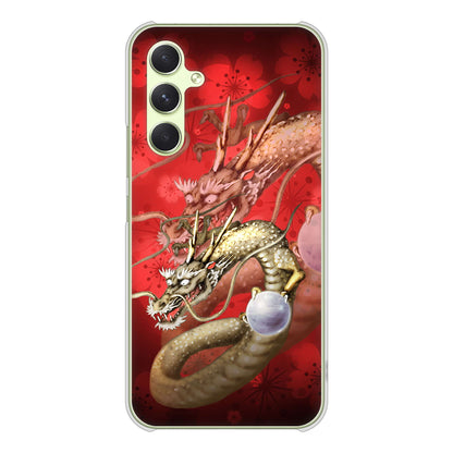 Galaxy A54 5G SCG21 au 高画質仕上げ 背面印刷 ハードケース龍
