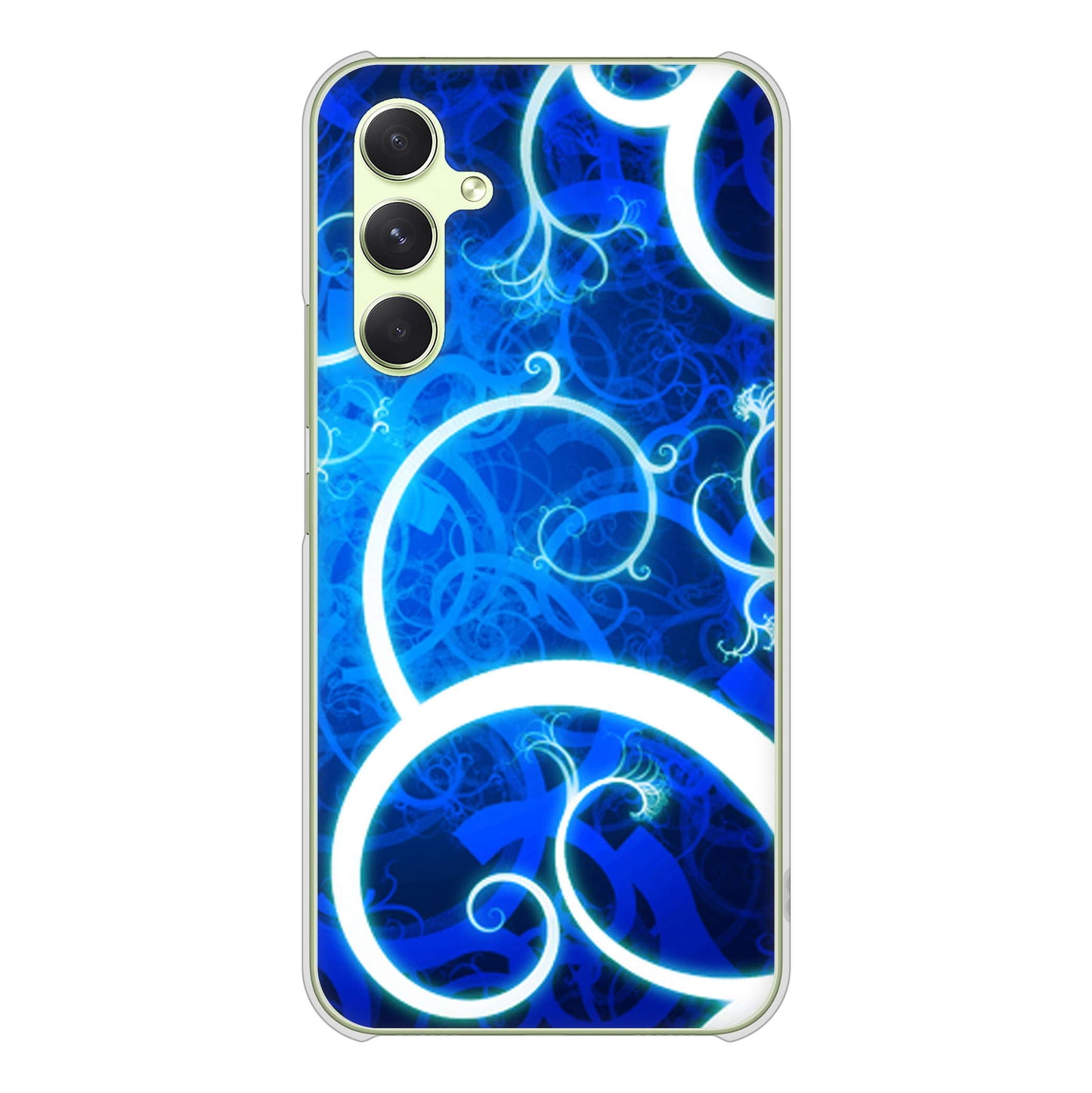 Galaxy A54 5G SCG21 au 高画質仕上げ 背面印刷 ハードケース 【EK850 神秘の草】