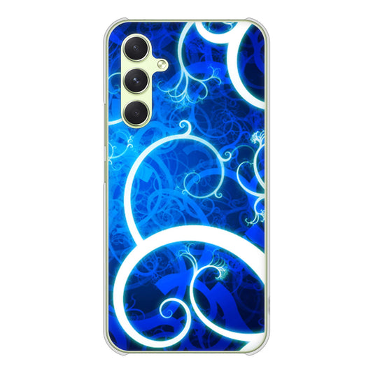 Galaxy A54 5G SCG21 au 高画質仕上げ 背面印刷 ハードケース 【EK850 神秘の草】