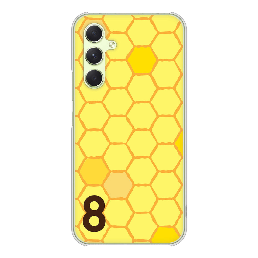 Galaxy A54 5G SCG21 au 高画質仕上げ 背面印刷 ハードケース 【IB913 はちの巣】