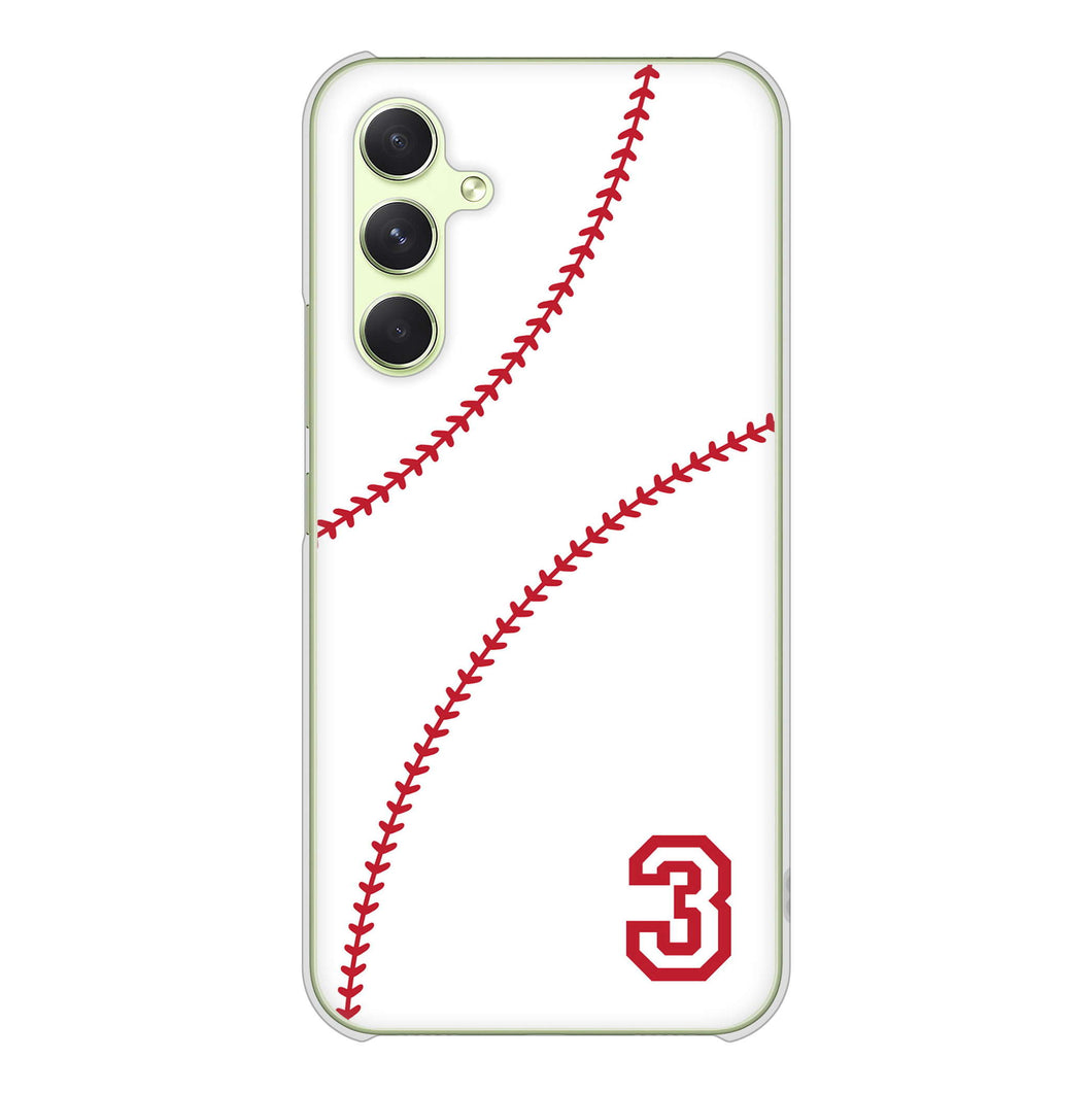 Galaxy A54 5G SCG21 au 高画質仕上げ 背面印刷 ハードケースbaseball