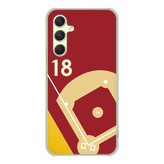 Galaxy A54 5G SCG21 au 高画質仕上げ 背面印刷 ハードケースbaseball