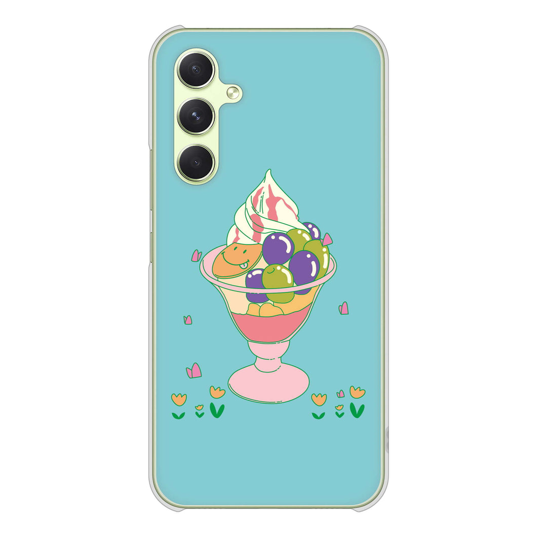 Galaxy A54 5G SCG21 au 高画質仕上げ 背面印刷 ハードケーススイーツイラスト