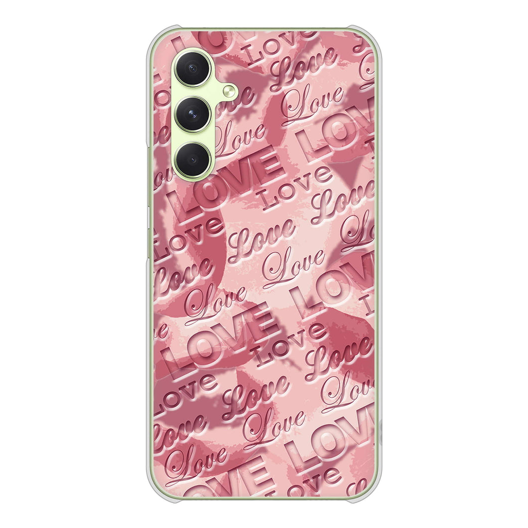Galaxy A54 5G SCG21 au 高画質仕上げ 背面印刷 ハードケースフラワーヴェルニ