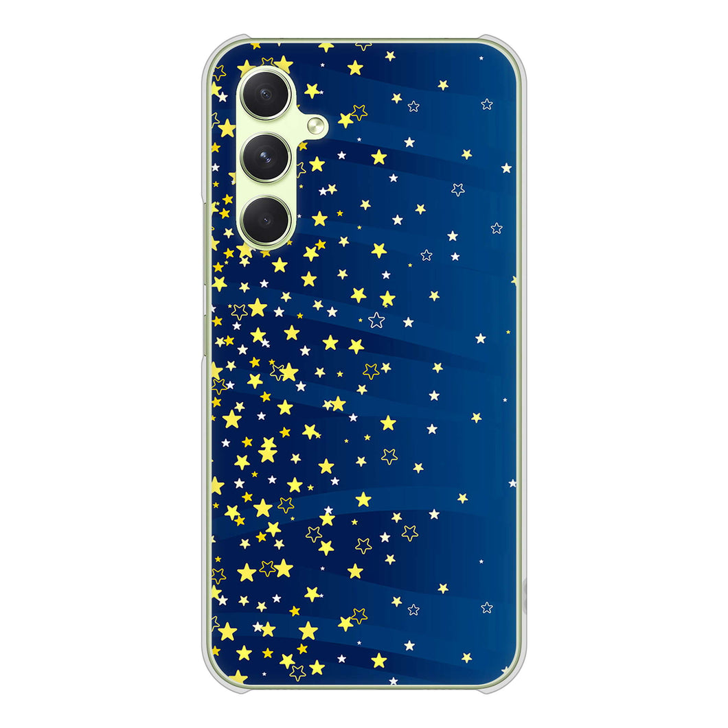 Galaxy A54 5G SCG21 au 高画質仕上げ 背面印刷 ハードケース 【VA842 満天の星空】