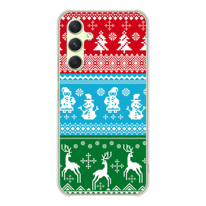Galaxy A54 5G SCG21 au 高画質仕上げ 背面印刷 ハードケースクリスマス