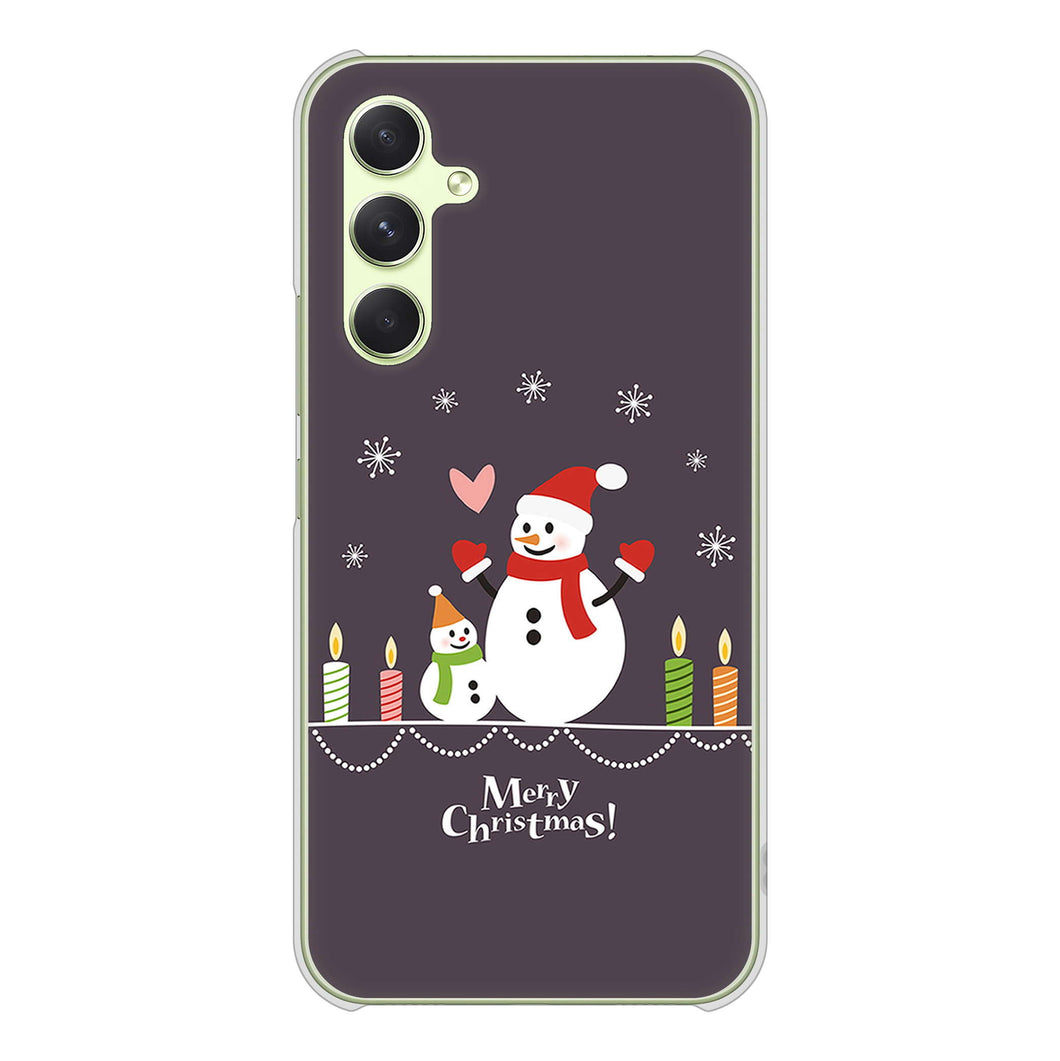 Galaxy A54 5G SCG21 au 高画質仕上げ 背面印刷 ハードケースクリスマス