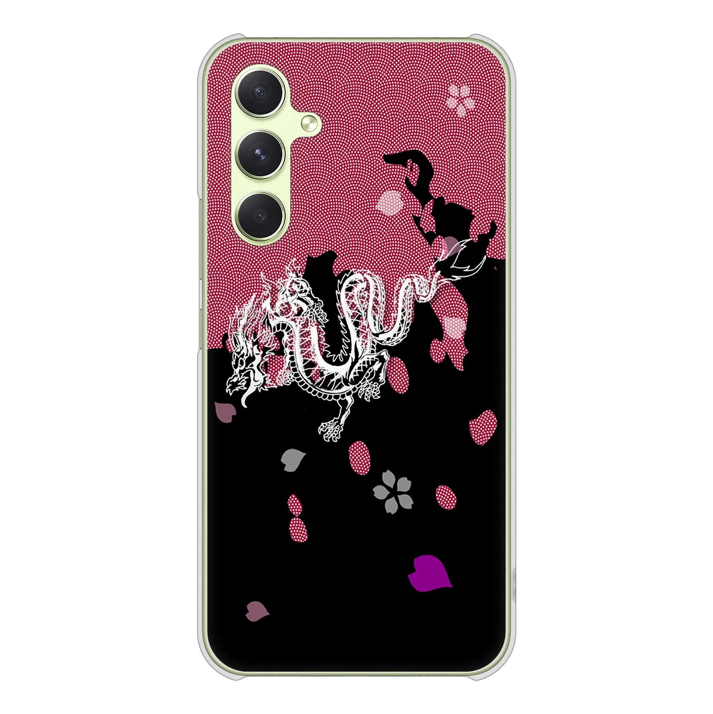 Galaxy A54 5G SCG21 au 高画質仕上げ 背面印刷 ハードケース和竜