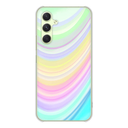 Galaxy A54 5G SCG21 au 高画質仕上げ 背面印刷 ハードケースレインボー