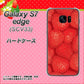 au ギャラクシーS7エッジ SCV33 高画質仕上げ 背面印刷 ハードケース【444 ストロベリーウォール】