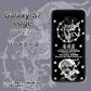au ギャラクシーS7エッジ SCV33 高画質仕上げ 背面印刷 ハードケース【AG839 苺風雷神（黒）】