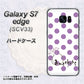 au ギャラクシーS7エッジ SCV33 高画質仕上げ 背面印刷 ハードケース【OE811 2月アメジスト】